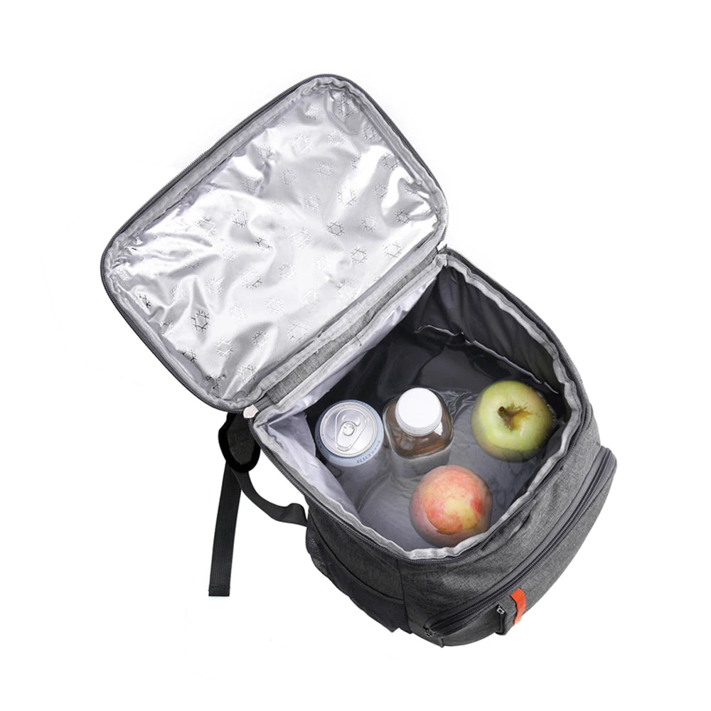 Sac à Dos Isotherme 18L pour Déjeuner Grand Volume Étanche et Thermique