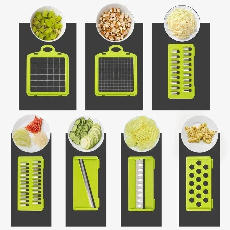 Hachoir Trancheuse et Râpe Multifonction pour Légumes