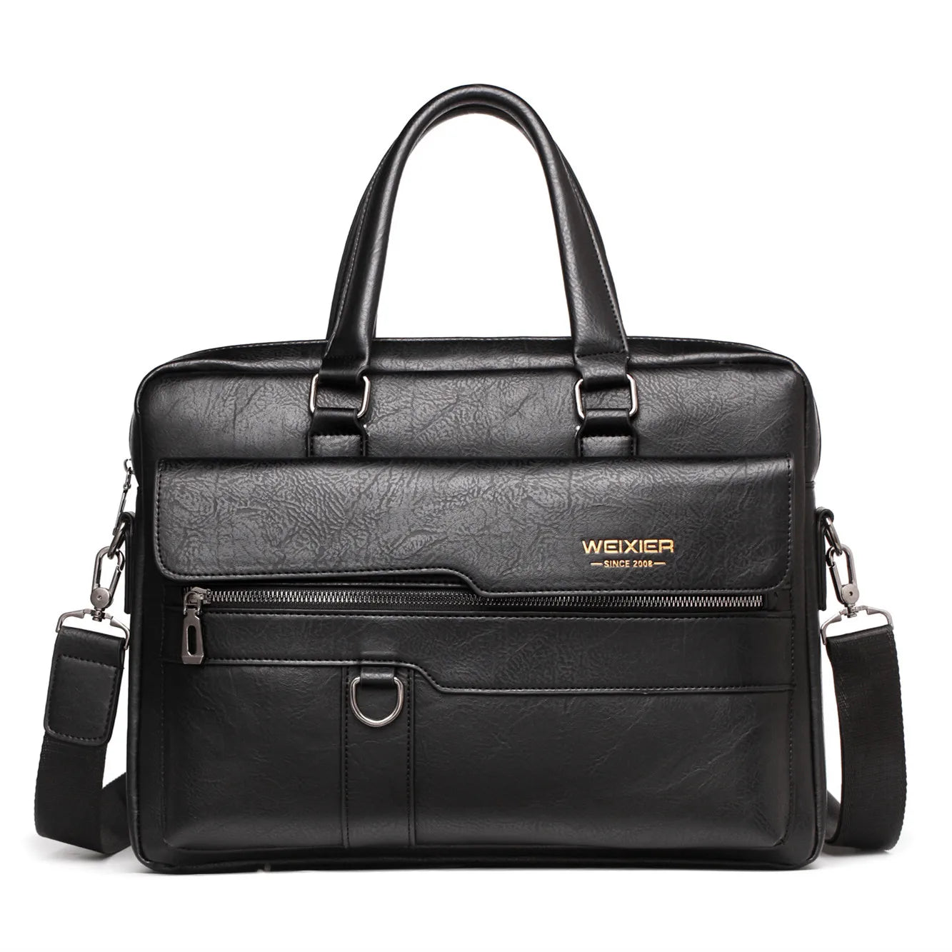 Sacoche Homme Cuir PU Haute Qualité pour Ordinateur 14 Pouces