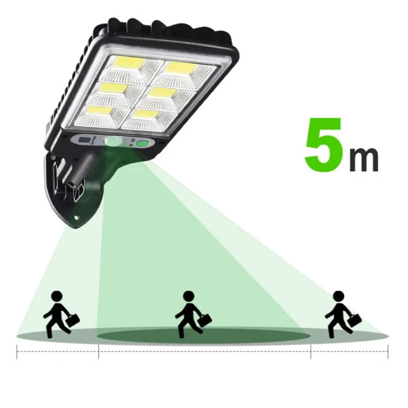 Lampe Solaire Extérieure à Détection de Mouvement