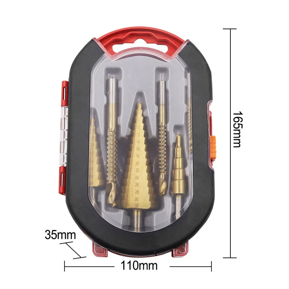 Jeu de Forets Métalliques Titanium 6 Pièces