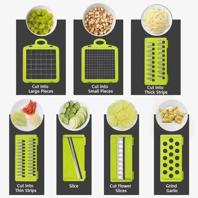 Hachoir Trancheuse et Râpe Multifonction pour Légumes