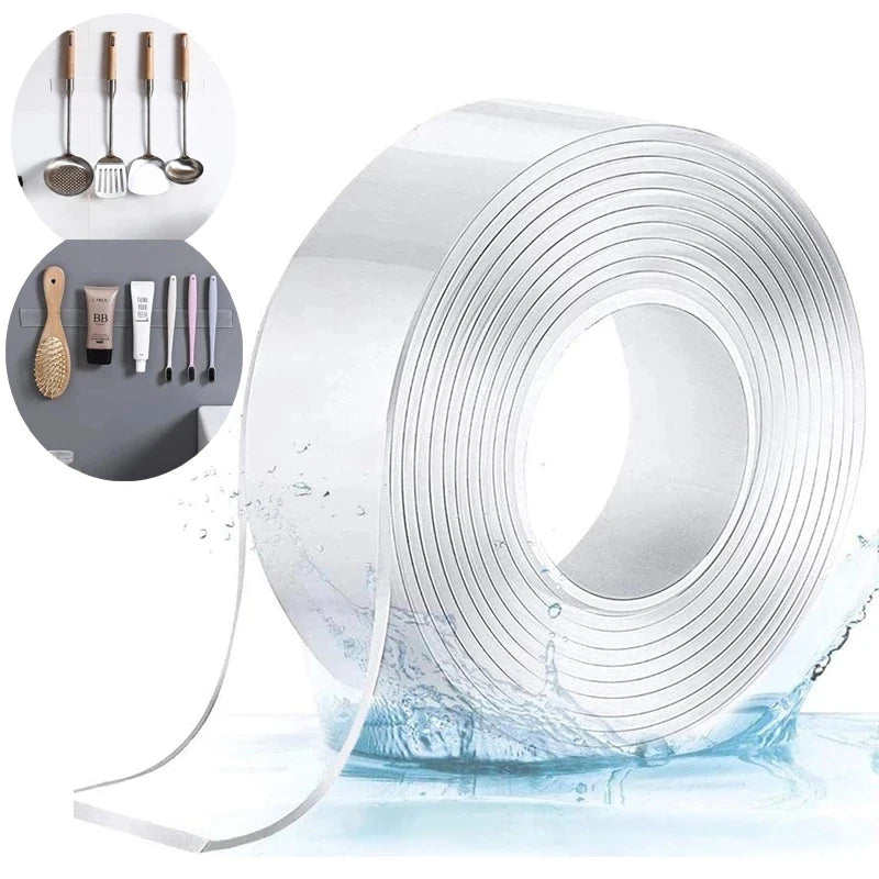 Ruban Adhésif Nano Transparent Double face 3M Forte Adhésion
