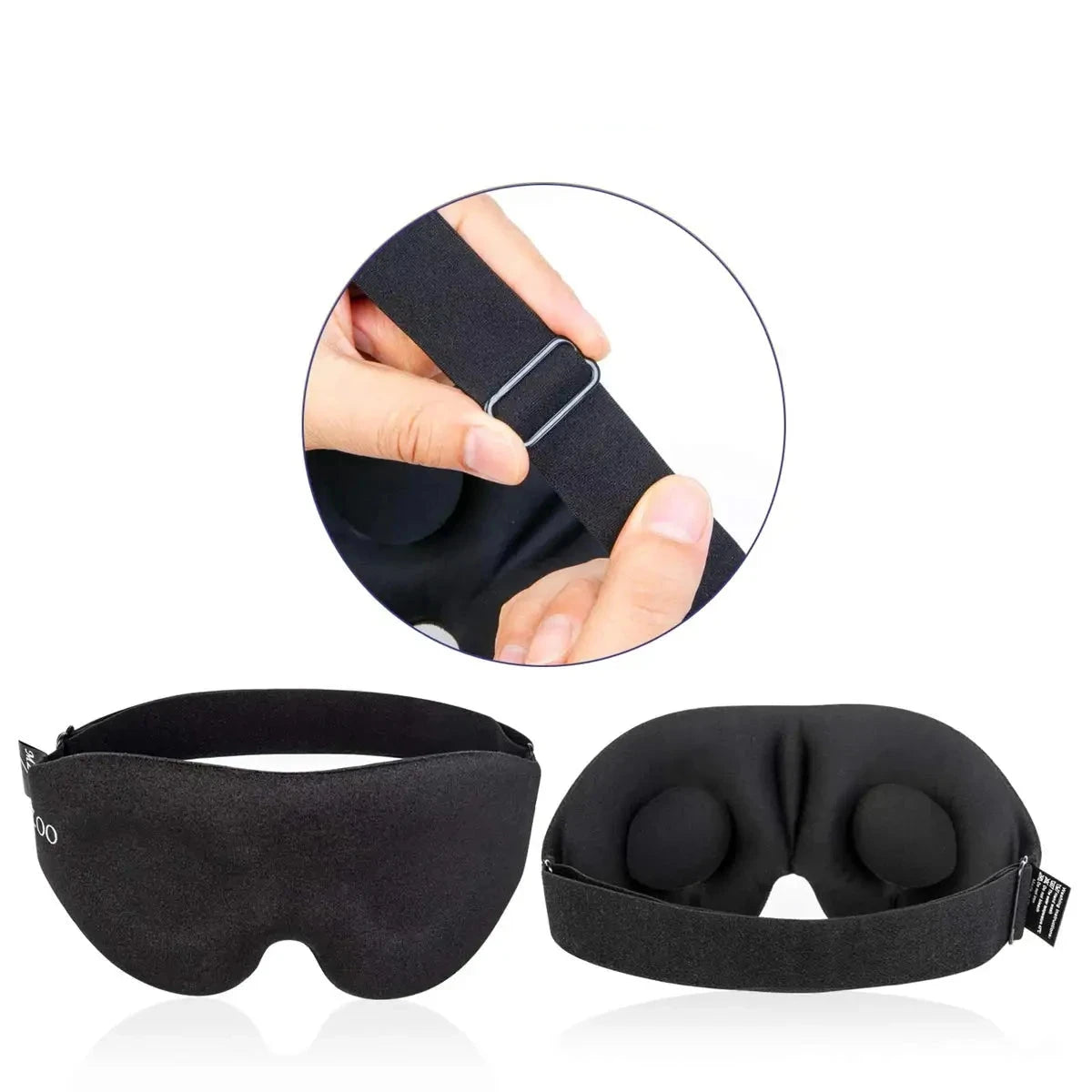 Le Masque de Nuit 3D Contourné pour Dormir