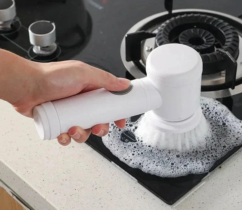 Brosse Électrique Rotative avec 5 Têtes Remplaçables
