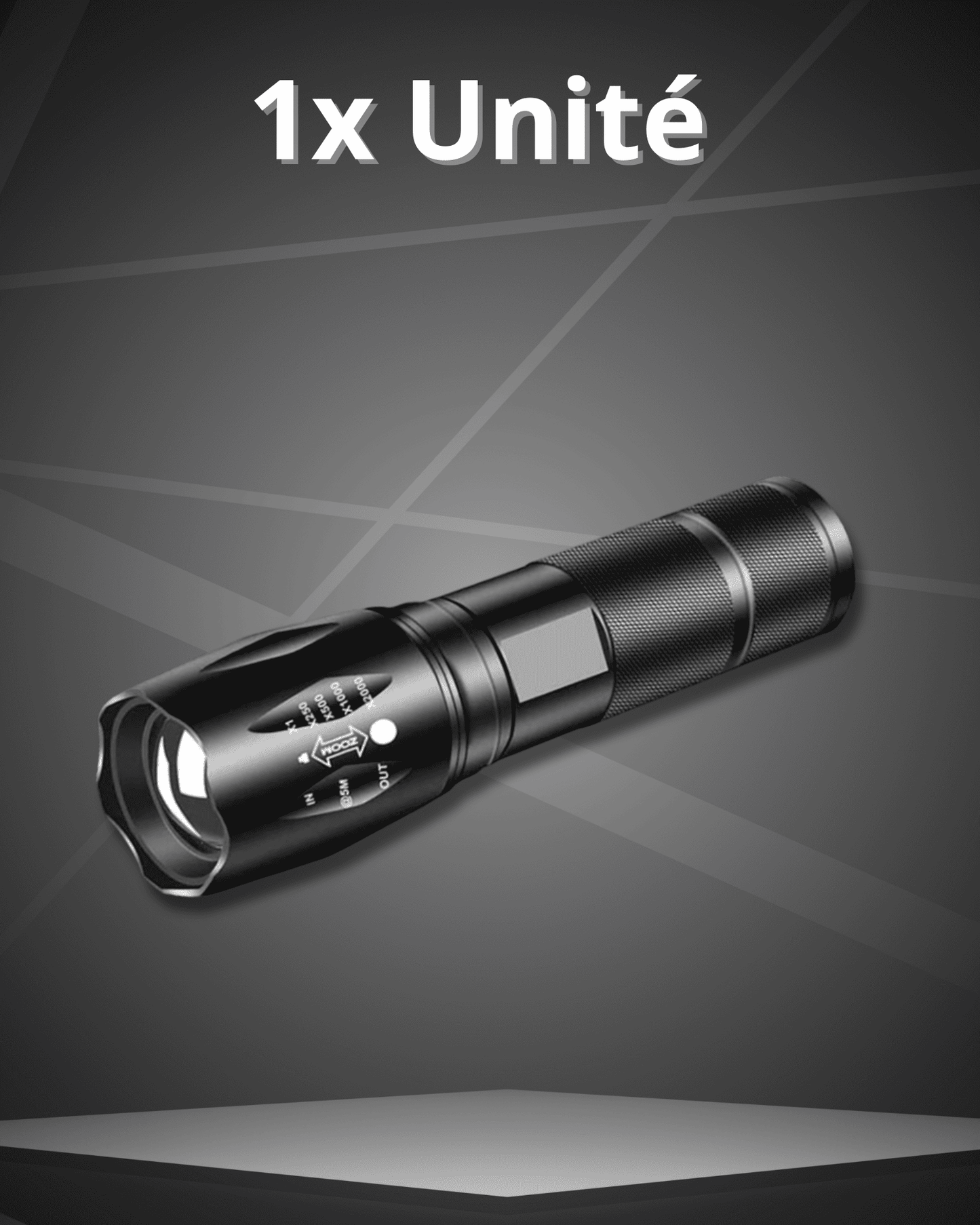 Lampe Super LED Puissante Étanche en Acier