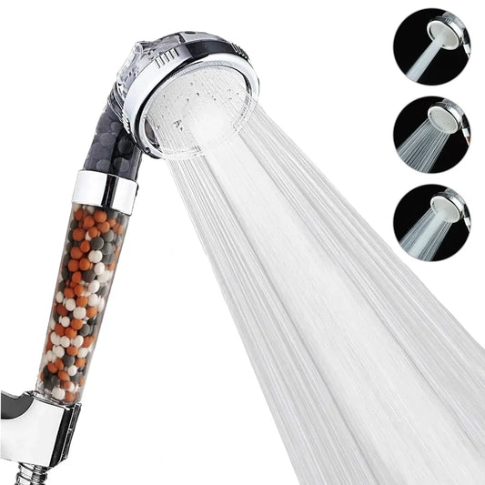 Douche Haute Pression 3 Fonctions Économiseur d'Eau avec Filtre Anion
