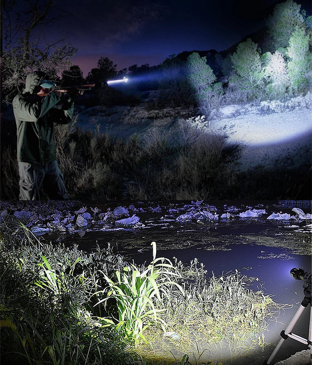 Lampe Super LED Puissante Étanche en Acier