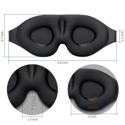 Le Masque de Nuit 3D Contourné pour Dormir