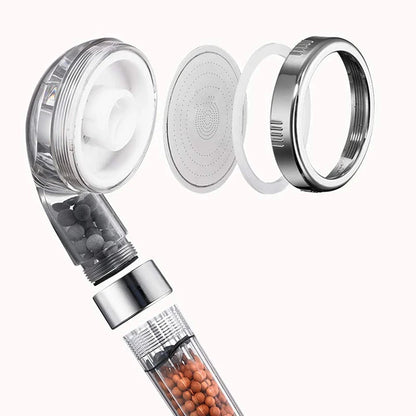 Douche Haute Pression 3 Fonctions Économiseur d'Eau avec Filtre Anion