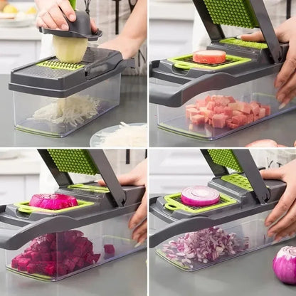 Hachoir Trancheuse et Râpe Multifonction pour Légumes