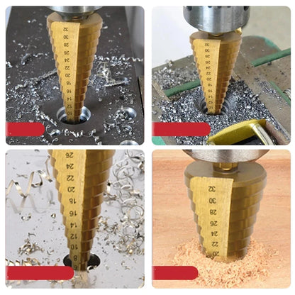 Jeu de Forets Métalliques Titanium 6 Pièces
