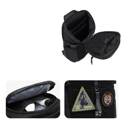Sacoche Homme Grande Capacité Imperméable Sac Bandoulière de Voyage Court