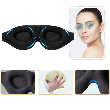 Le Masque de Nuit 3D Contourné pour Dormir